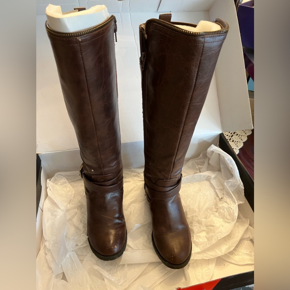 G by Guess Womens Knee High Riding Boots